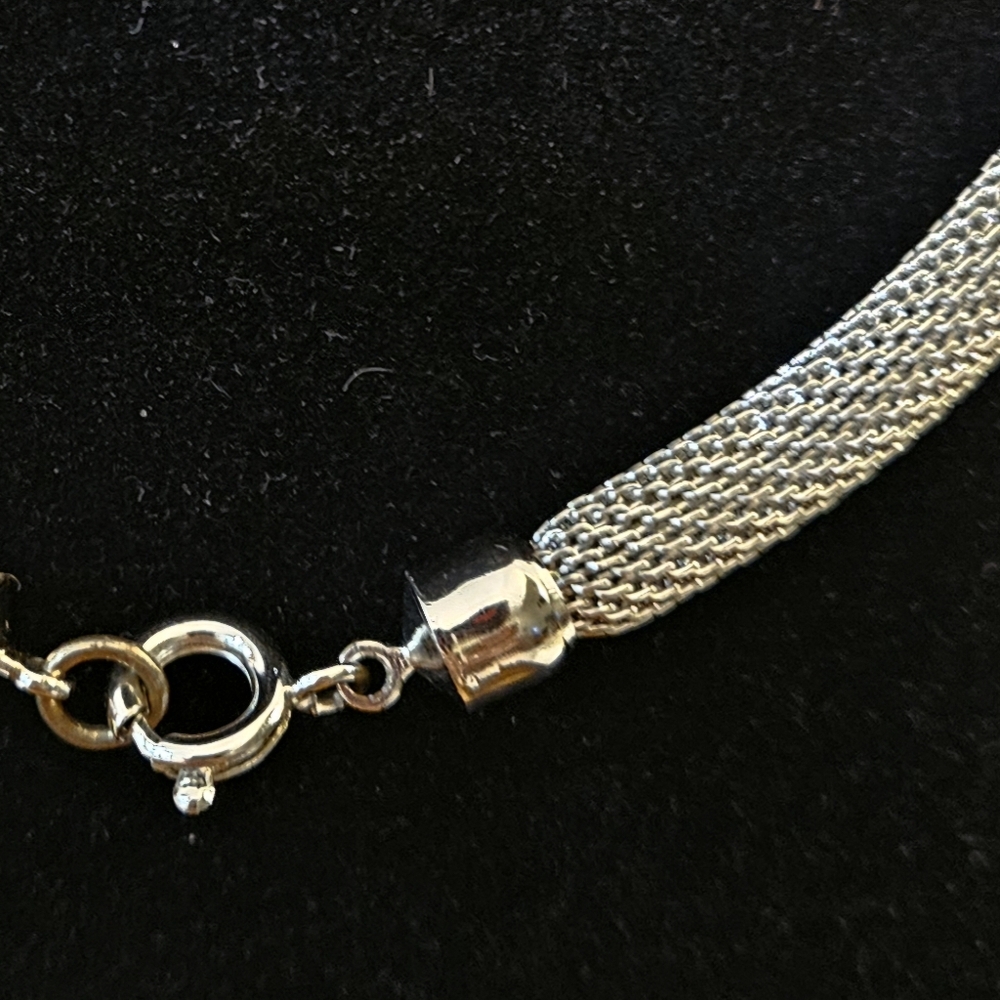 Necklace Rhinestone Waterfall - Picture 5 of 12